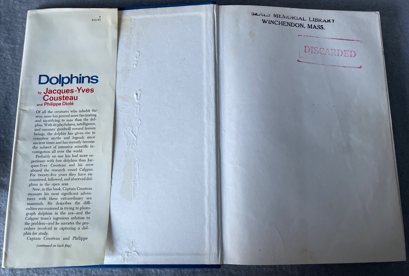 Dolphins -The Undersea Discoveries by Jacques Cousteau and Philippe Diole (1975)