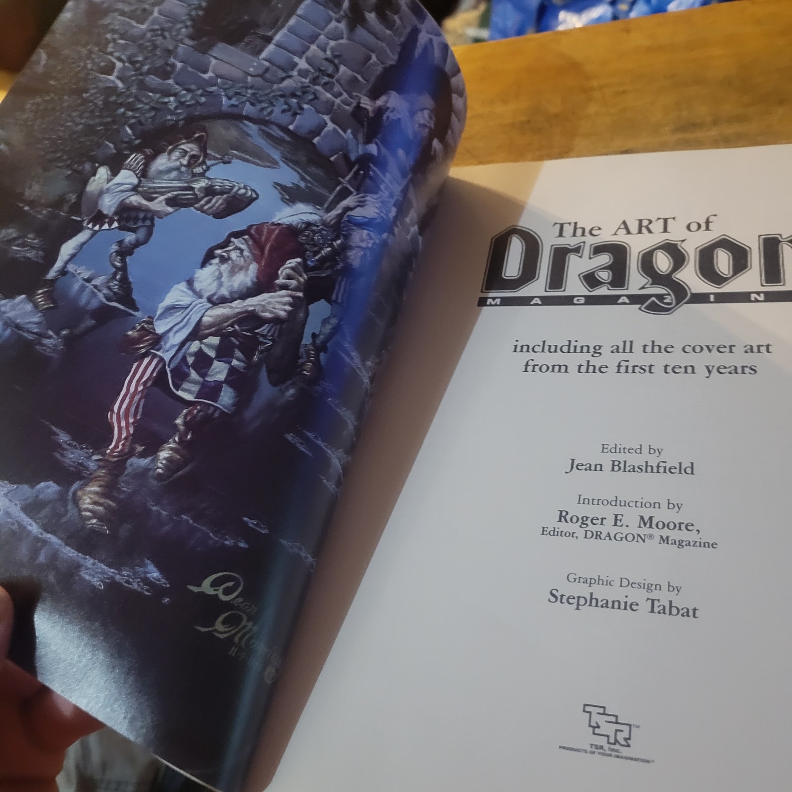 The Art of Dragon Magazine – 1988 – With Cardboard Castle Cutout – TSR – D&D