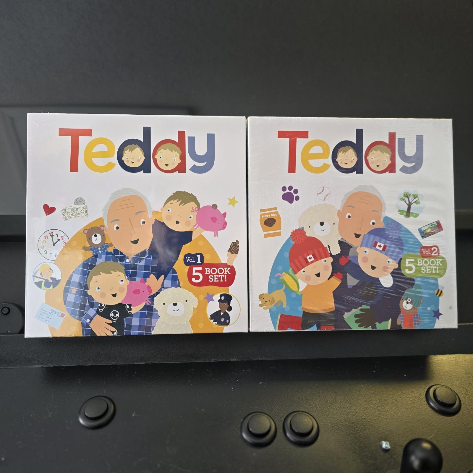 Ryan Cohen Teddy Vol. 1 & 2 5-Book Illustrated Box Set Ages 2-3