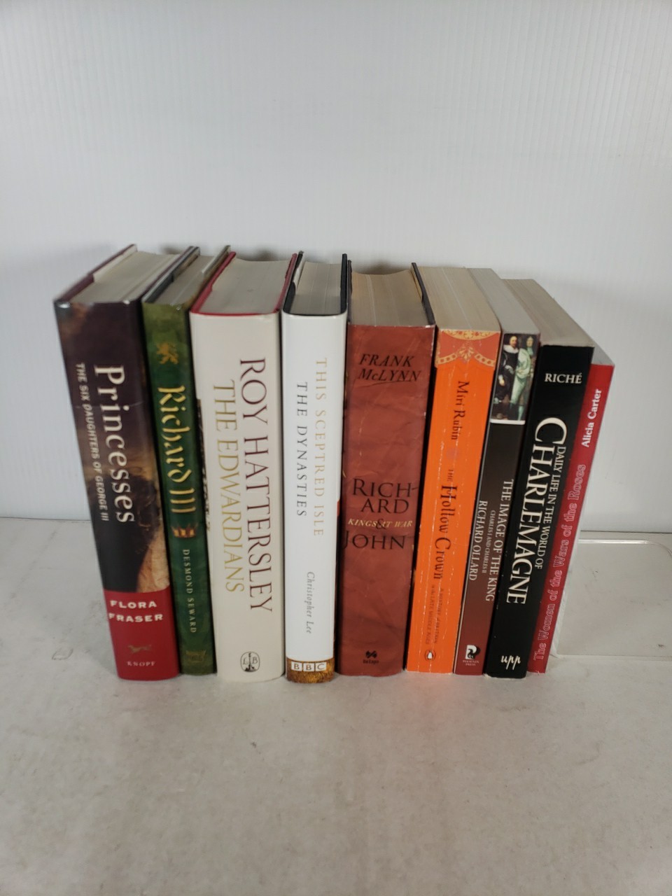 British Rulers and Life in the Middle Ages (9 Book Lot) King Richard, Charlemagn