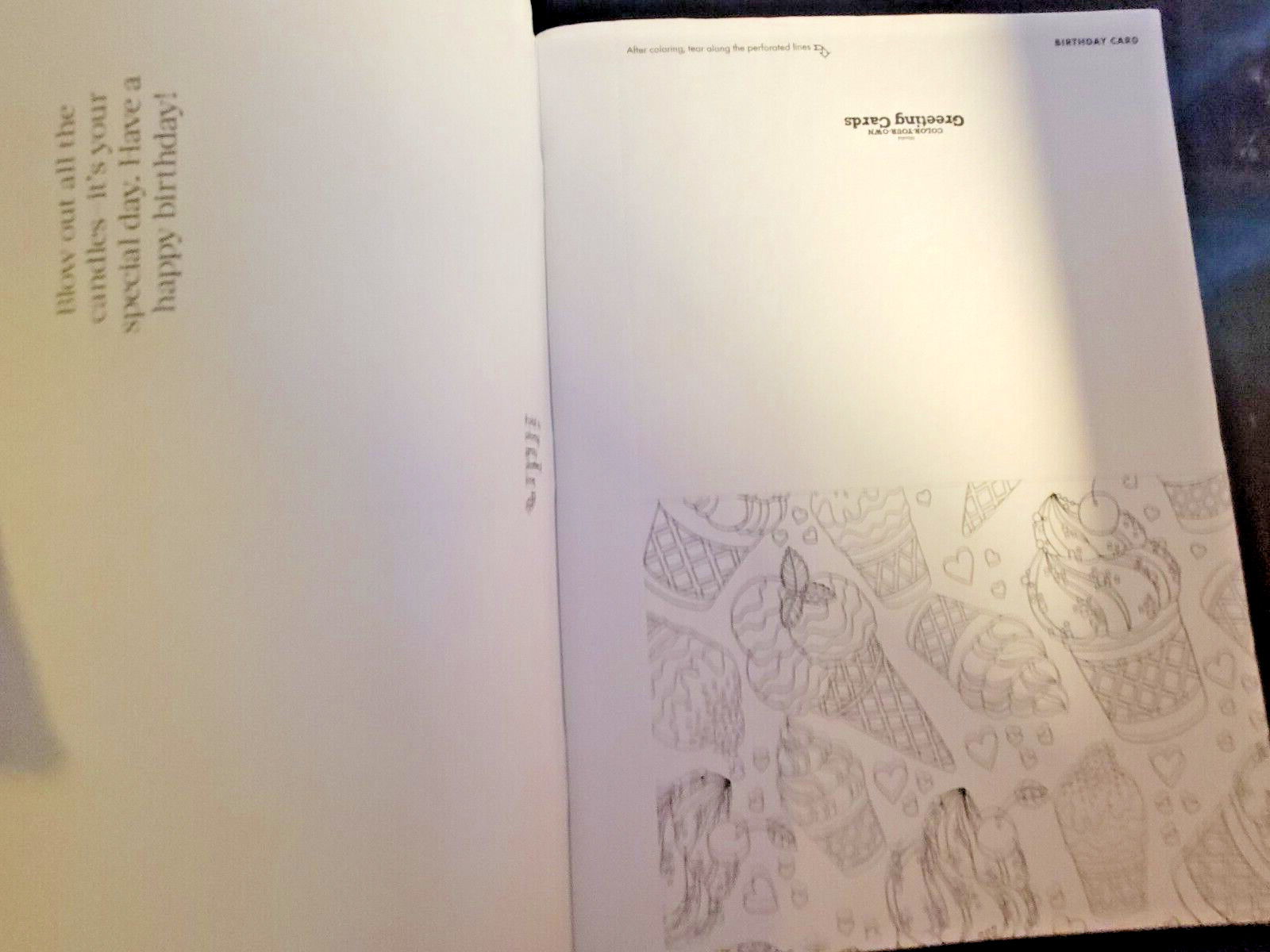 COLOR YOUR OWN GREETING CARDS Create 28 Fun & Festive Cards – Children & Adult