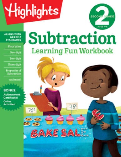 Second Grade Subtraction (Highlights Learning Fun Workbooks) – VERY GOOD