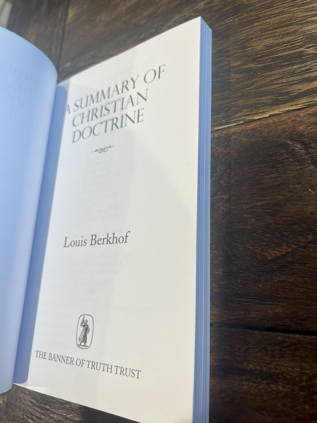 Summary Of Christian Doctrine Reformed Banner Berkhof Brand New!