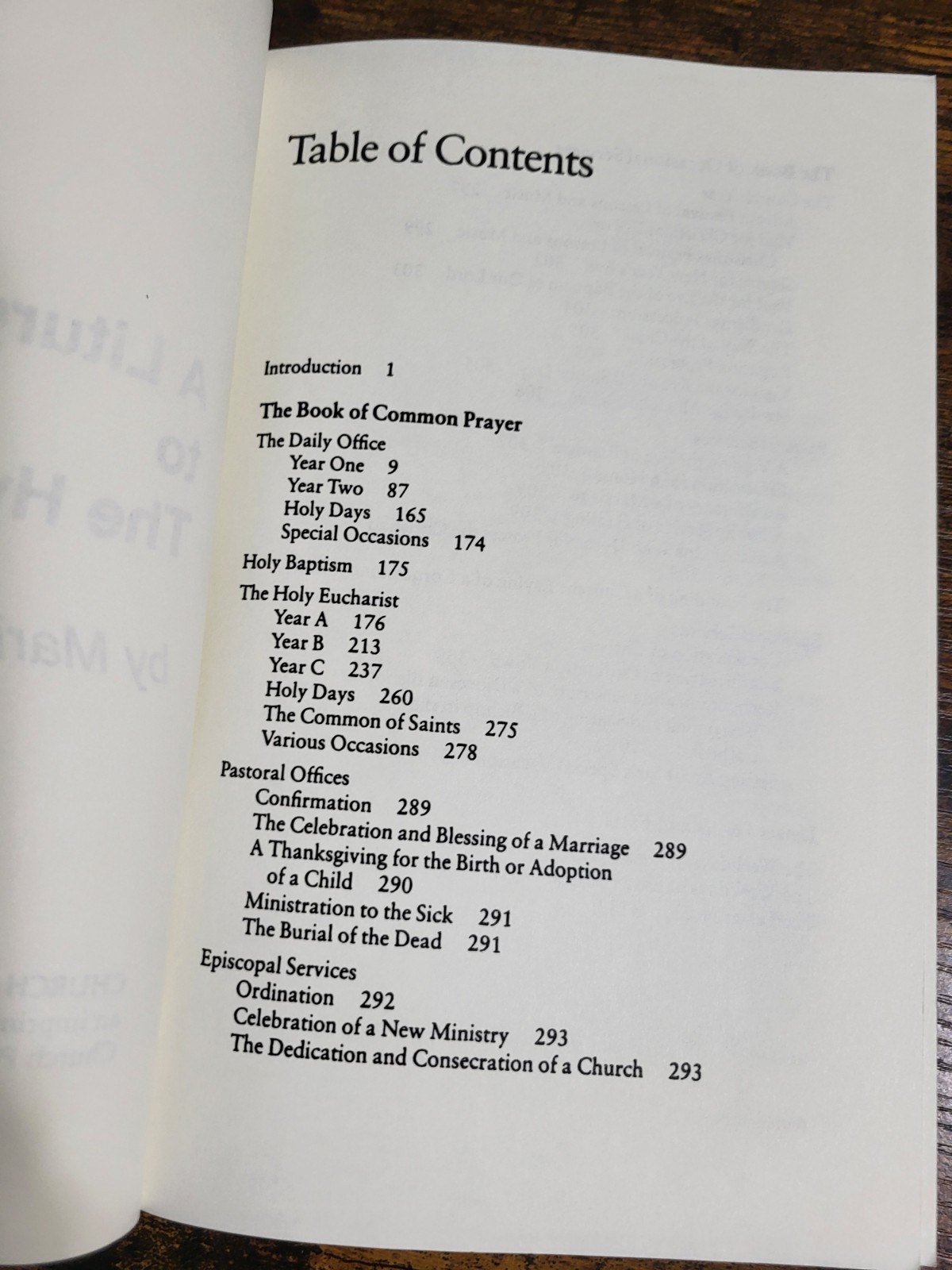 A Liturgical Index to the Hymnal 1982 Hatchett hymn planning prayer music church