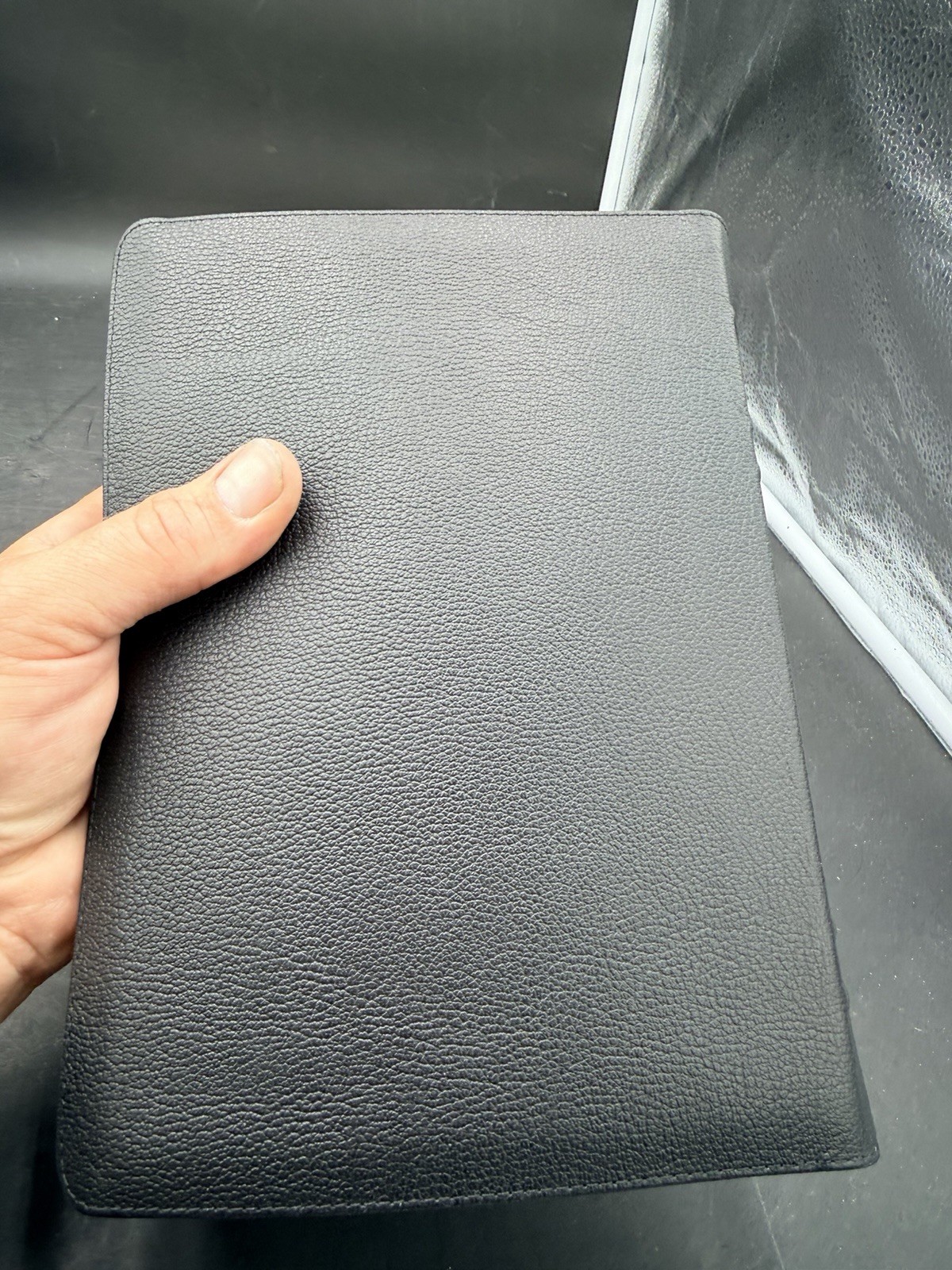 LSB, Handy Size, ICR Red Letter – Premium Black Goatskin