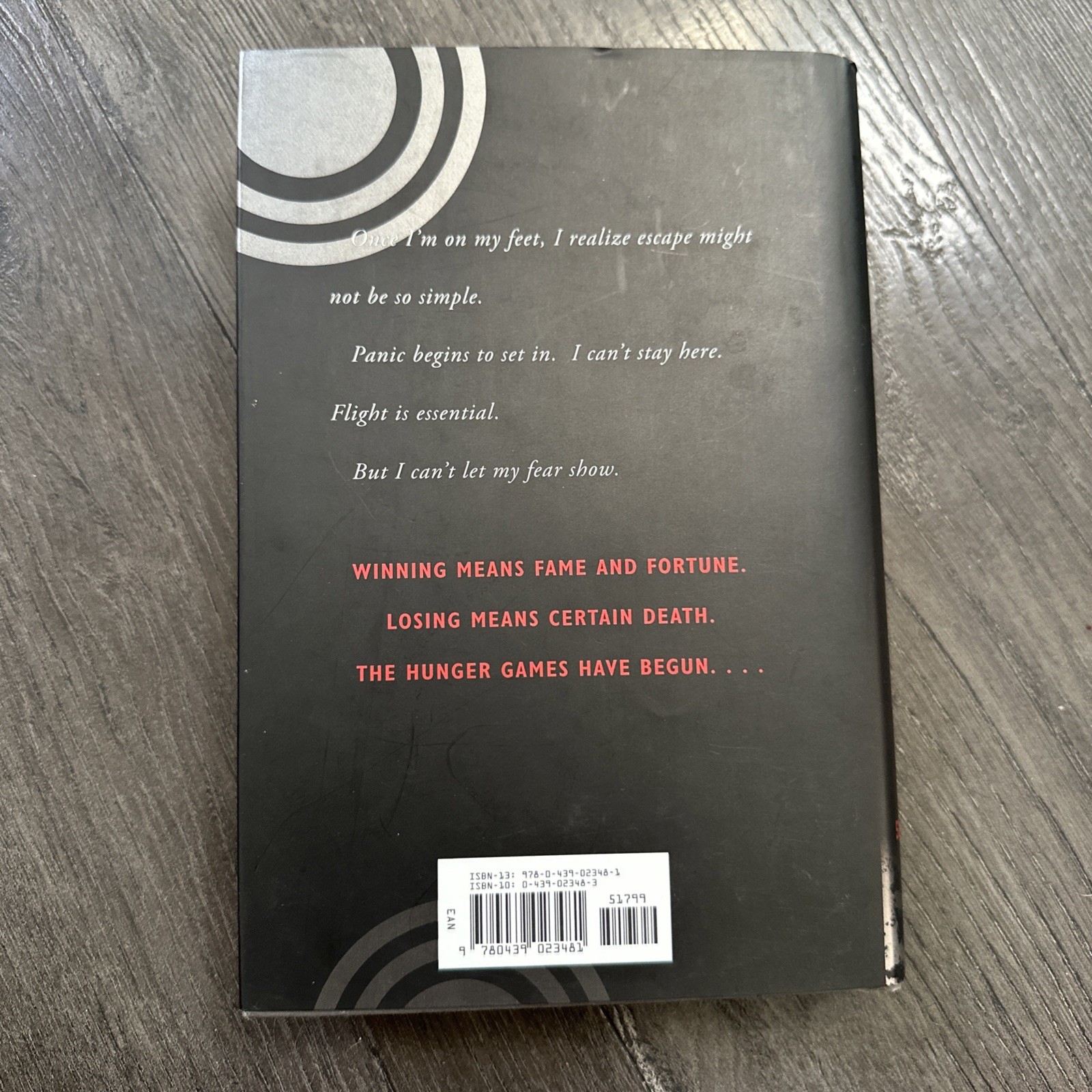 The Hunger Games Suzanne Collins Hardcover First Edition 2008 YA Sci-Fi Novel
