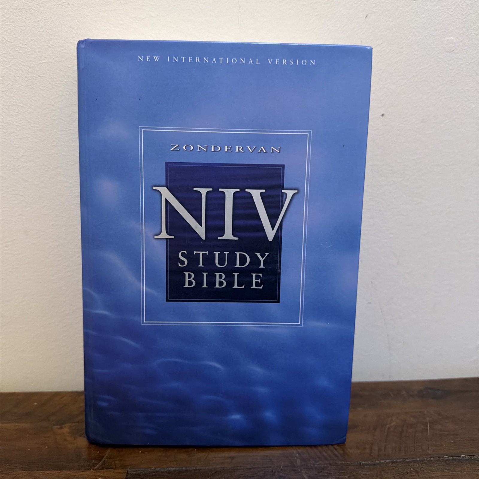 NIV Study Bible Zondervan Hardcover Inscribed Jesus Red Print