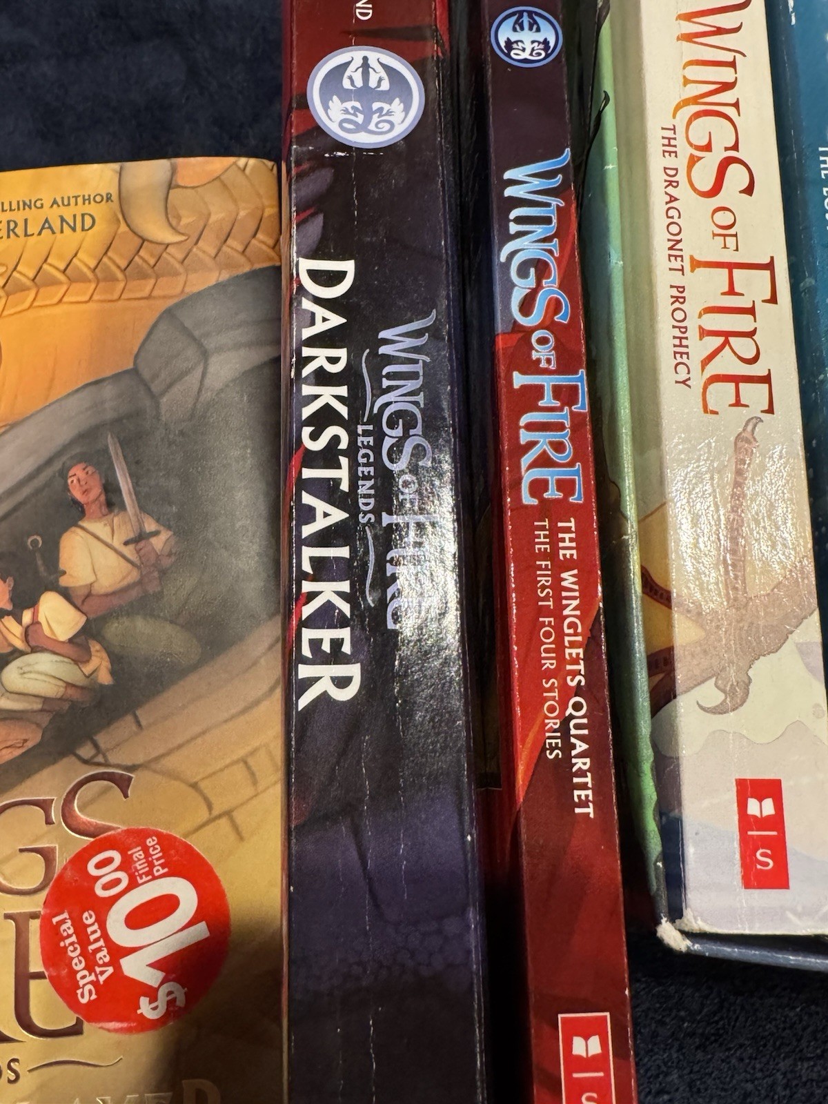 Wings of Fire by Tui Sutherland – 17 Bk Lot mixPB/HC, 1-3, 5- 14 missing book 4