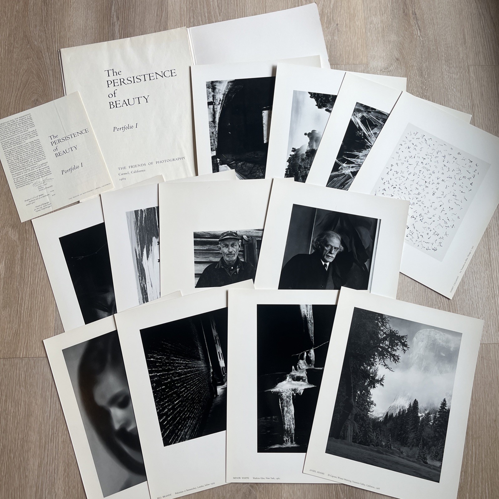 1969 Ansel Adams’ Friends of Photography 1st Portfolio The Persistence of Beauty