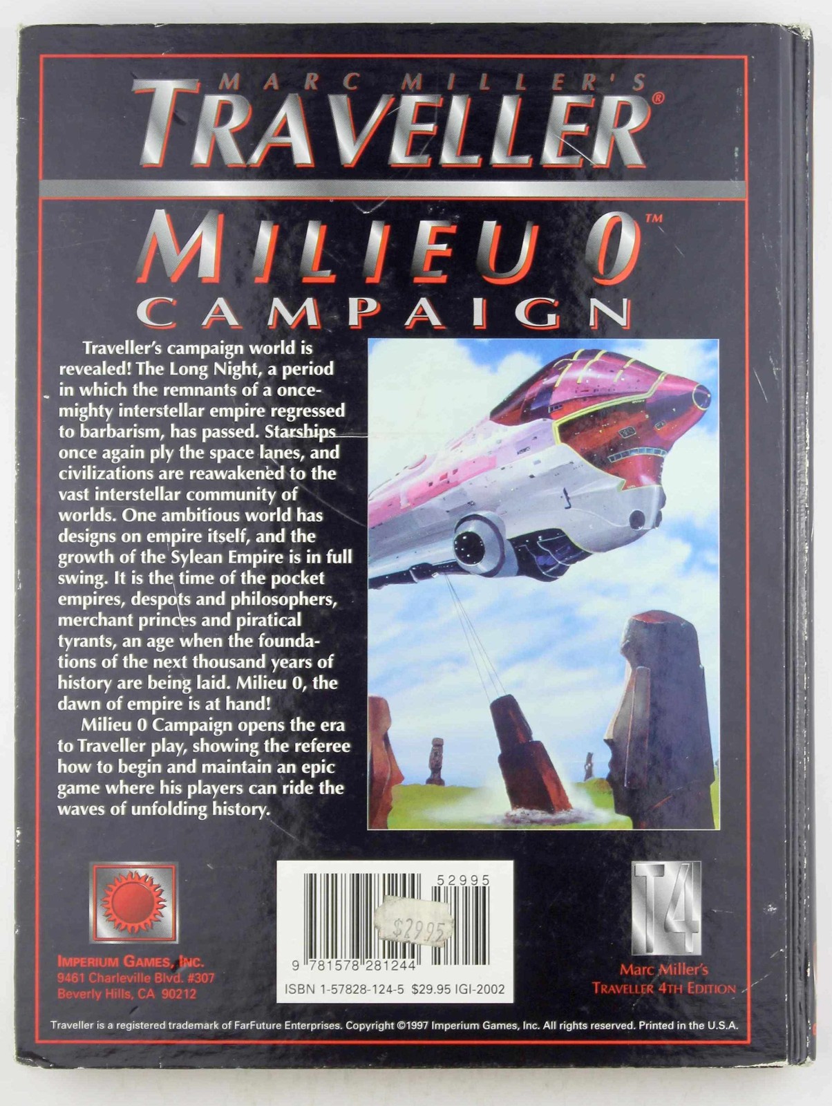 Milieu 0 Campaign (T4 – Marc Miller’s Traveller) Lester Smith Imperium Games