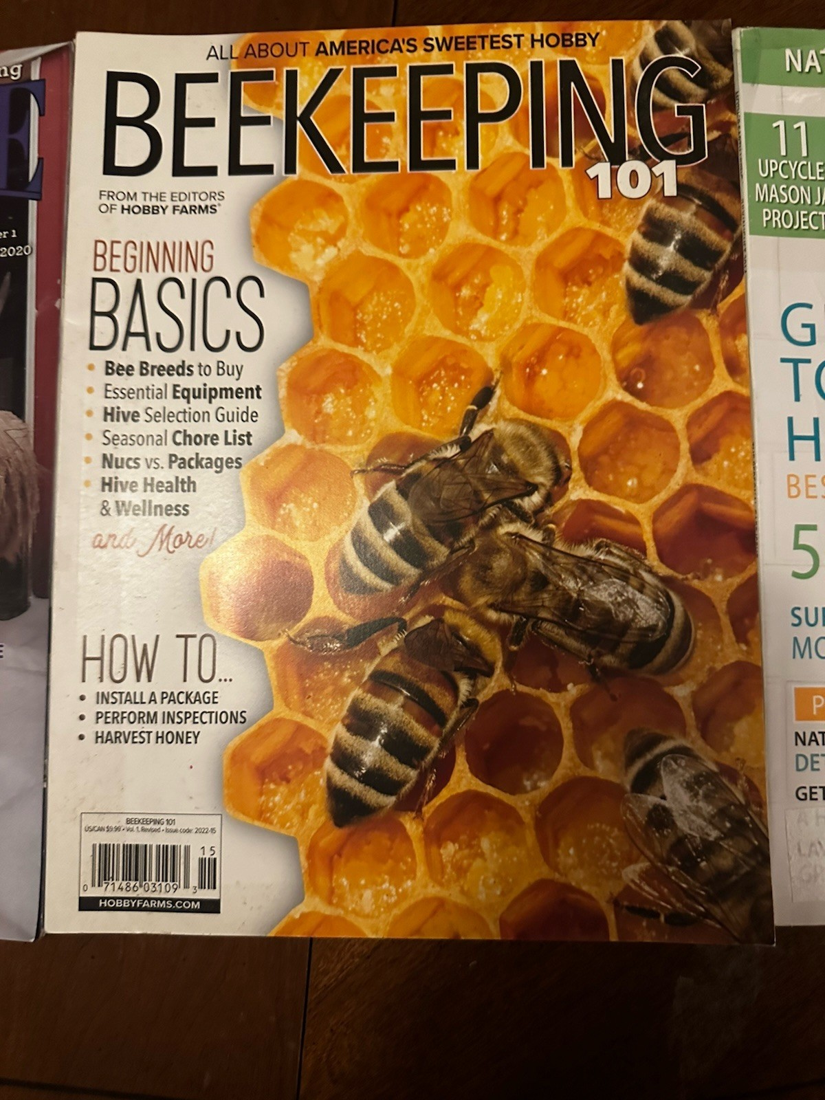 Homesteading Gardening Herbs Prepping Mag Set 3 Beekeeping Animals