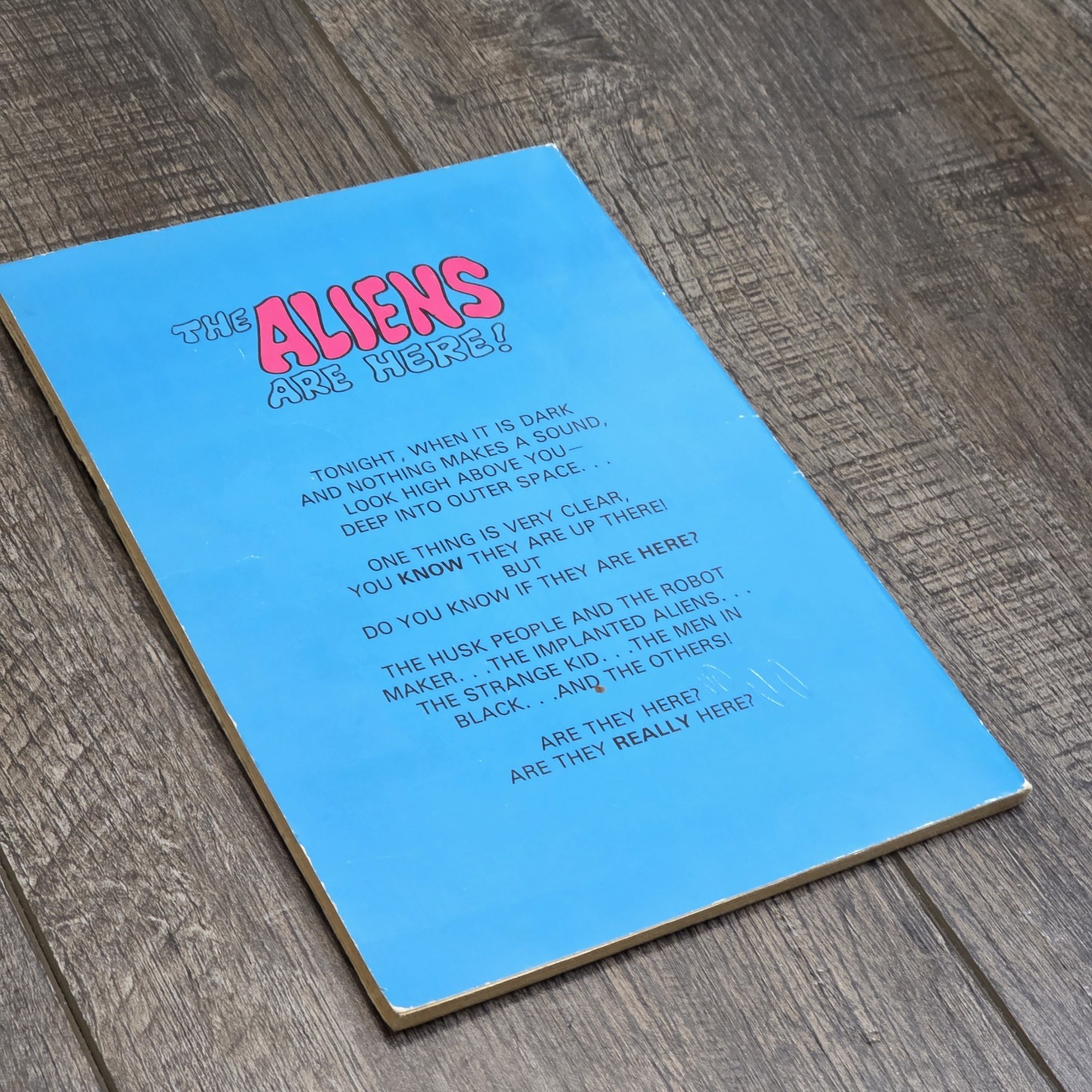 The Aliens are Here! Target Earth Softcover Book DJ Arneson 1980 Sci Fi Horror
