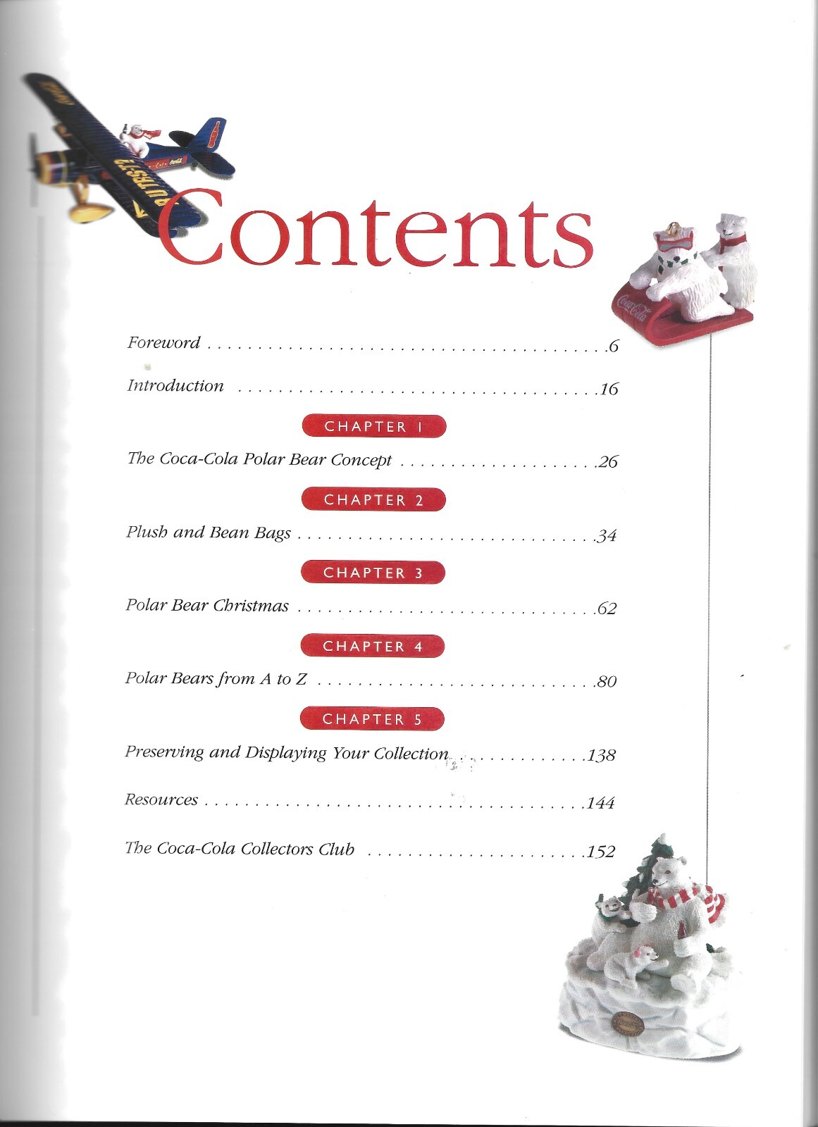 Coca Cola Collectible Polar Bears HB w/out dj-2000-159 pages