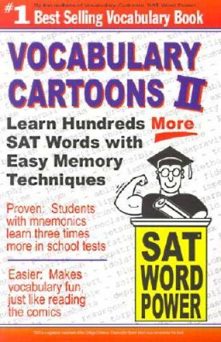 Vocabulary Cartoons II, SAT Word Power – Paperback By Burchers, Sam – GOOD