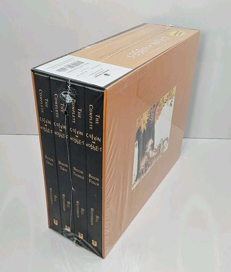 The Complete Calvin and Hobbes • 4 Book Box Set -Paperback NEW SEALED MSRP $160