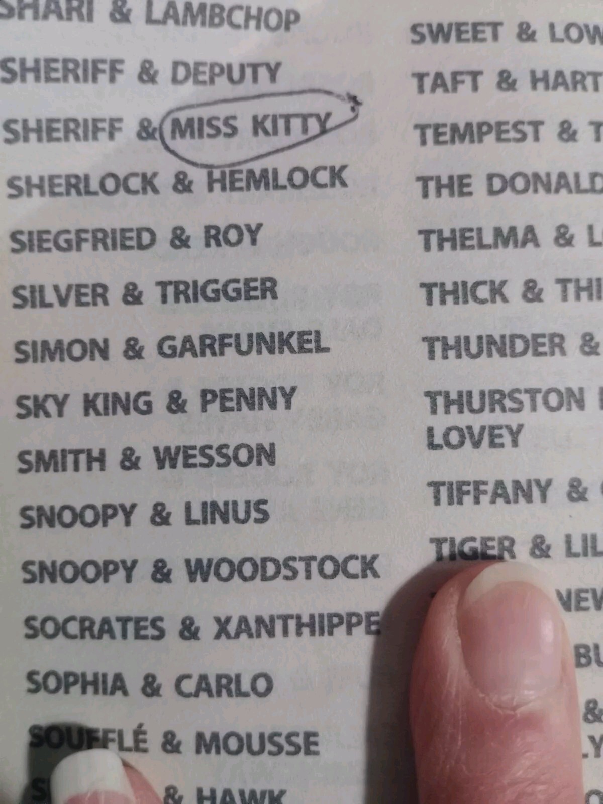 1995 Schoolastic “Don’t Call Me Rover: 5001 Names For Your Pet