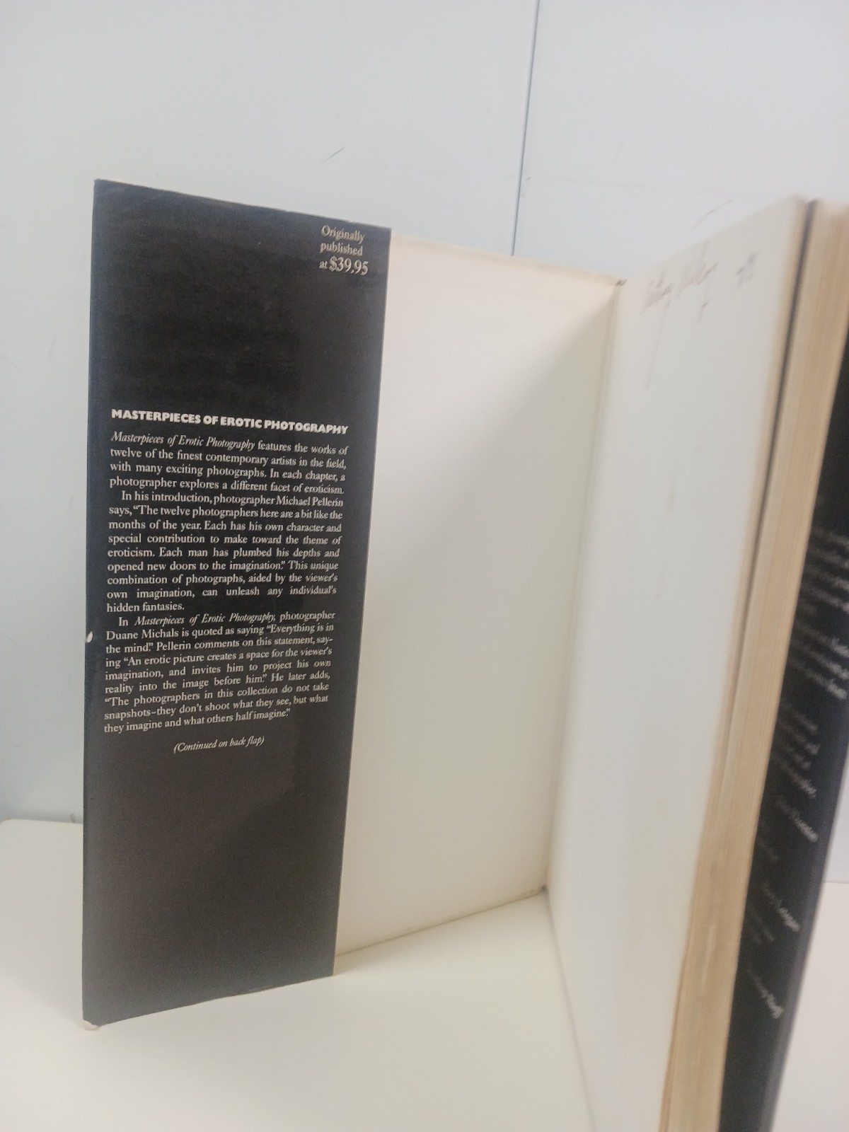 Masterpieces of Erotic Photography, Harbour House Books, 1st Ed. 1977 Hardcover
