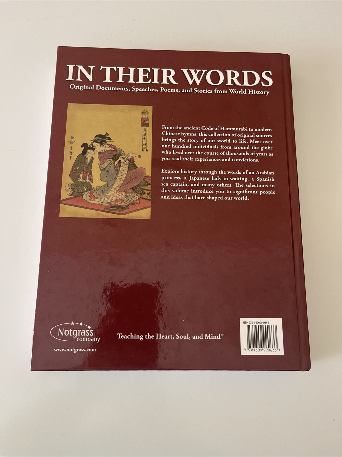 In Their Words – Hardcover – VERY GOOD