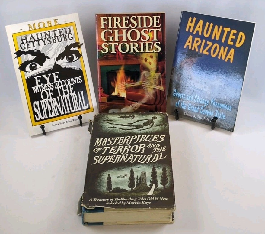 4 Book Lot – Mystery, Ghost Stories, Supernatural, Haunted Places