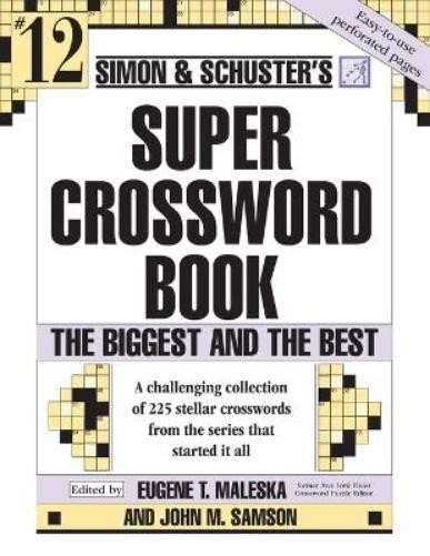 John M. Samson Simon & Schuster Super Crossword Puzzle B (Paperback) (UK IMPORT)