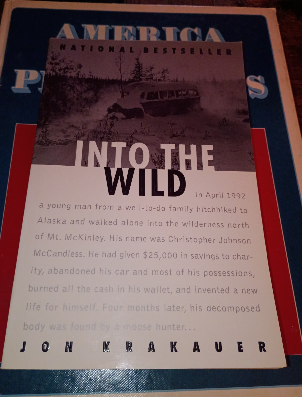 Jon Krakauer Into the Wild 1997 Trade Paperback English Anchor Books