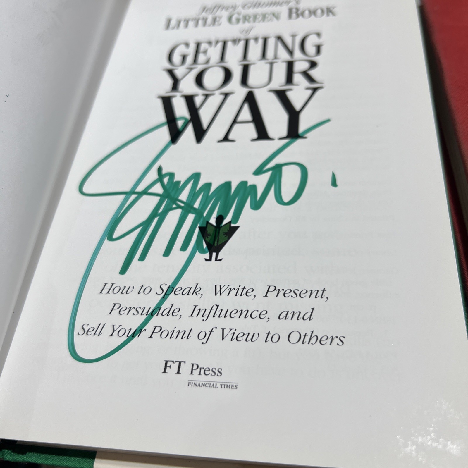 Signed Jeffrey Gitomer’s Five Business Reference Books Lot of 2, HC