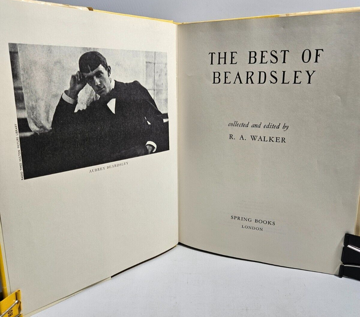 The Best of Beardsley Collected and Edited by R. A. Walker, 1967 3rd Impression