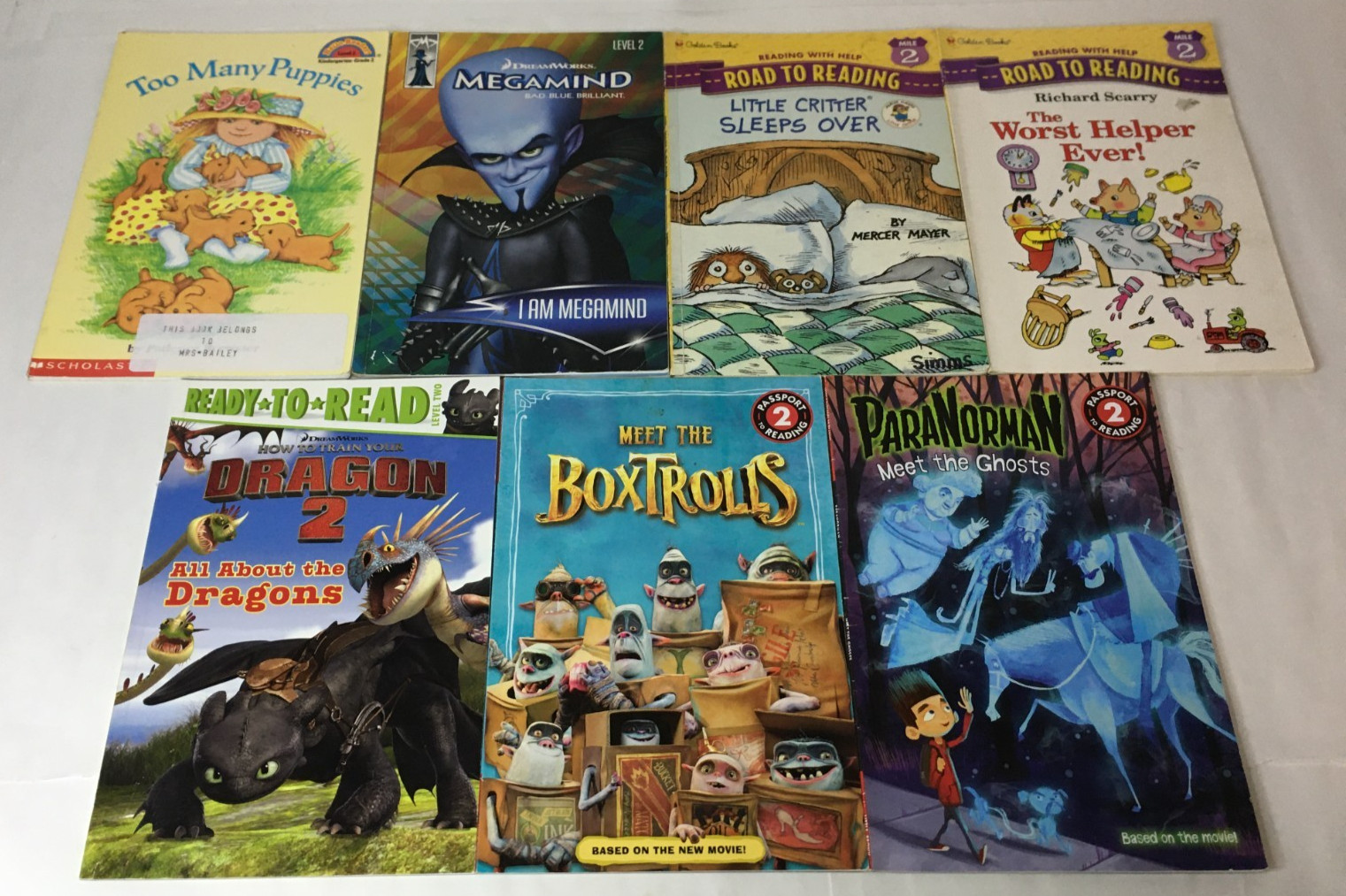 Lot of 15 Kids Early Readers Books / Level 2 /Begining to Read Alone Grades 1-3