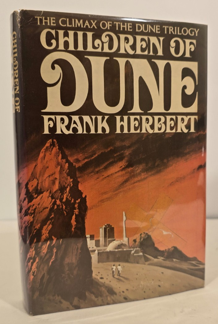Dune Series, Books 1-4 by Frank Herbert, Hardcover Book Club Editions