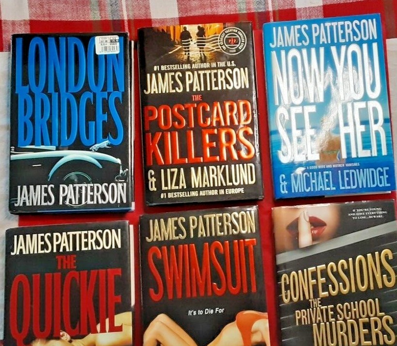 JAMES PATTERSON You Pick the Title Hardcover Books-Create Your Own Lot!