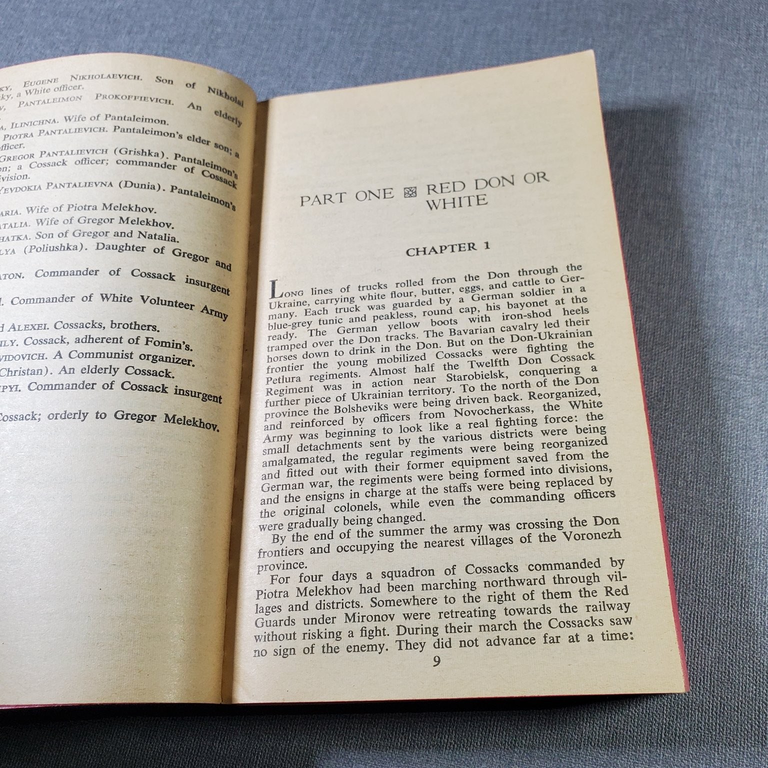 Don Flows Home to the Sea Sholokhov 1960 First Printing Signet Book Russian Epic