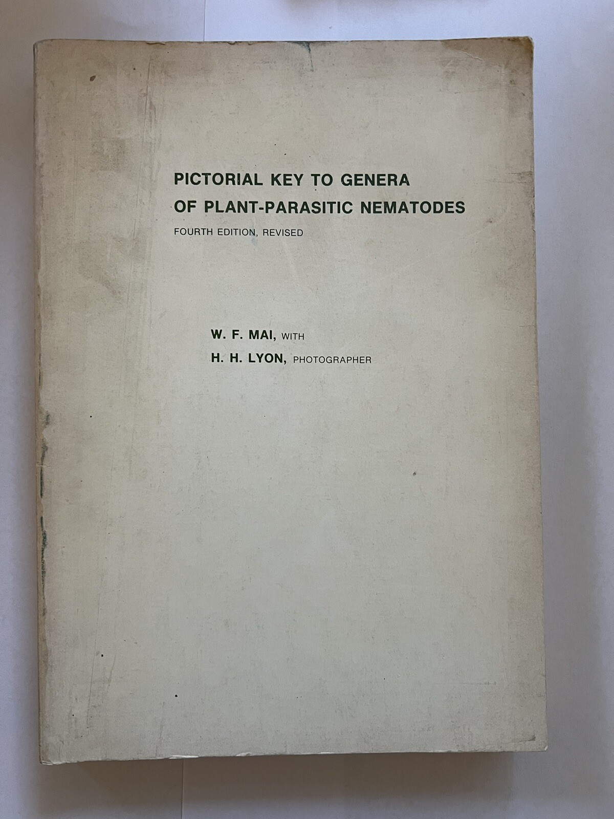 PICTORIAL KEY TO GENERA OF PLANT PARASITE NEMATODES By Howard H. Lyon