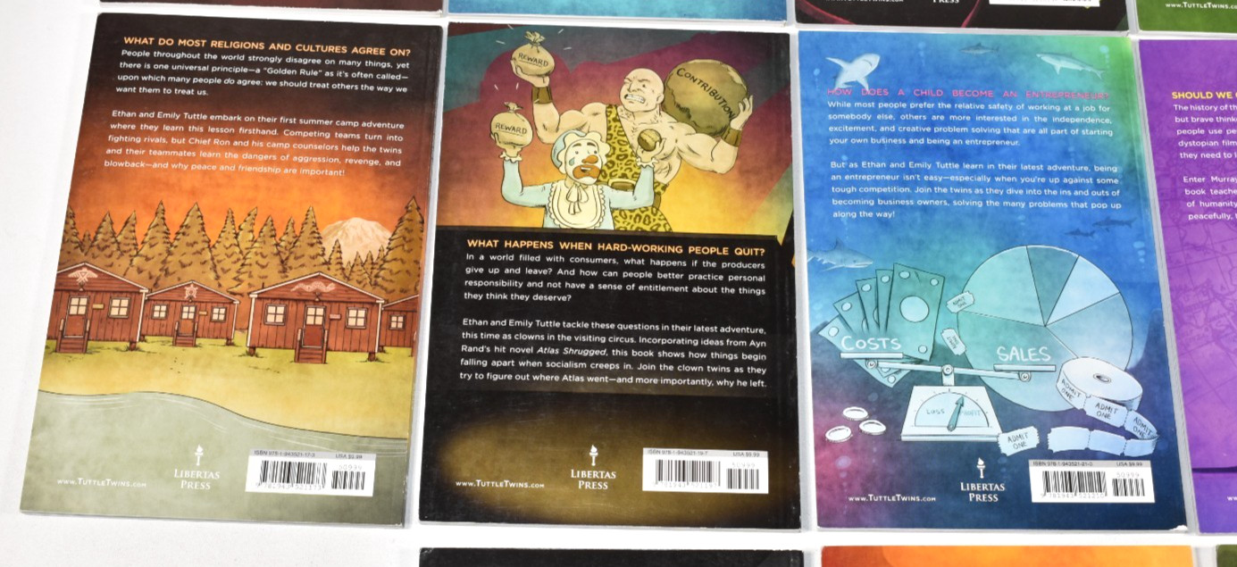 The Tuttle Twins 1-13 Lot of 13 Connor Boyack Paperback Books Series Set