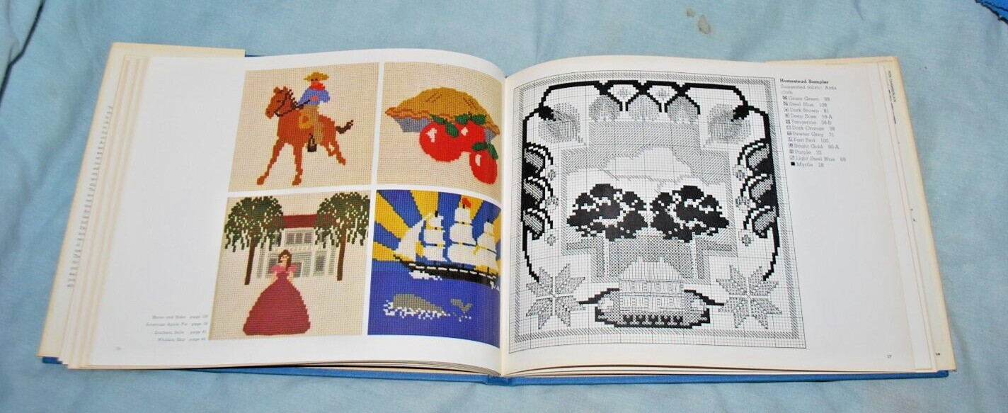 American Cross-Stitch (1974 HC/DJ) Hildy Paige Burns & Kathleen Thorne-Thomsen