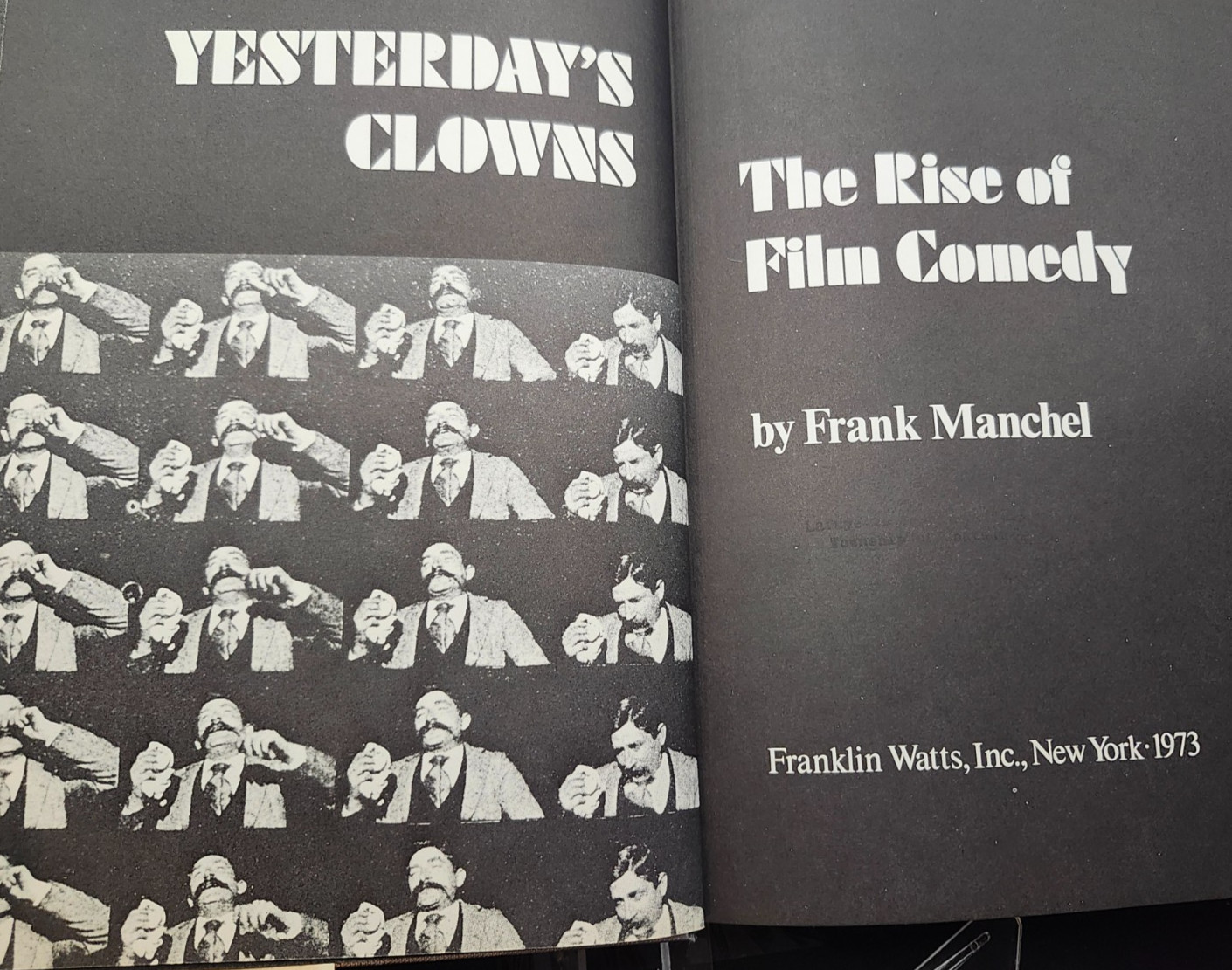 Yesterday’s Clowns: The Rise of Film Comedy by Frank Manchel (Hardcover, 1973)