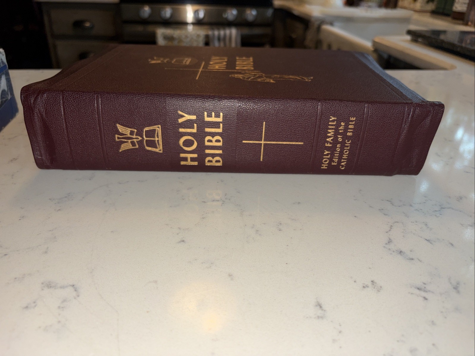 The Catholic Press Family Edition of the Holy Bible 1950 John P O’Connel W/ Box