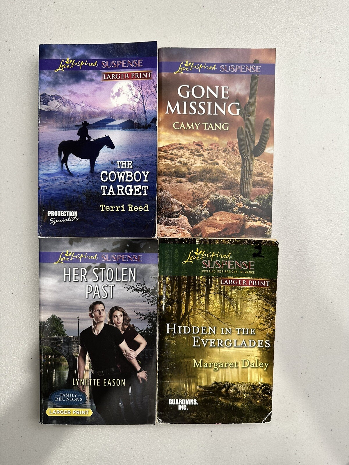 Love Inspired Suspense book lot of 25 paperback Miscellaneous Authors Some New