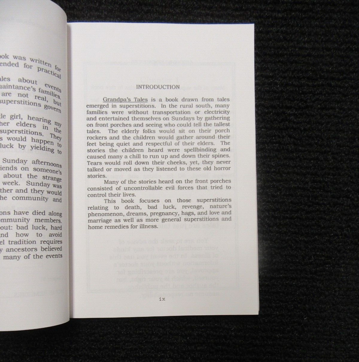 Grandpa’s Tales Superstitions & Home Remedies From Old South! RARE 166 Pages!!
