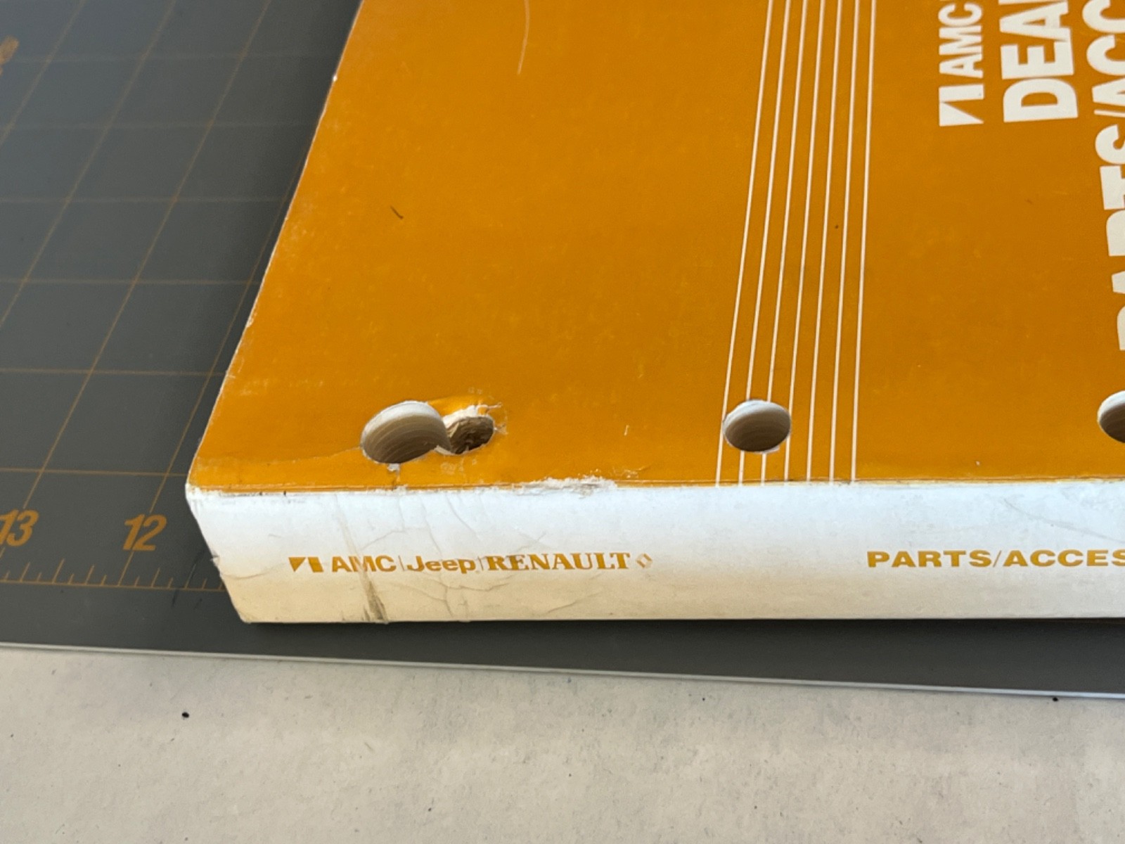 AMC Jeep Renault Parts Catalog Accessory Catalog Price list July 1986 SL