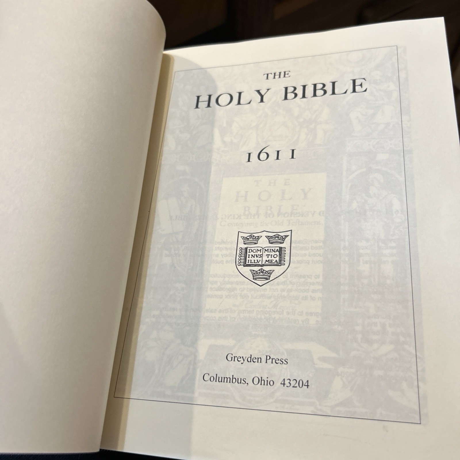 1611 King James Bible – Regular Facsimile Edition Imitation Leather Hardcover