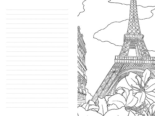 Paris: A Color-Your-Own Travel Journal (Color Your World Travel Journal Series),
