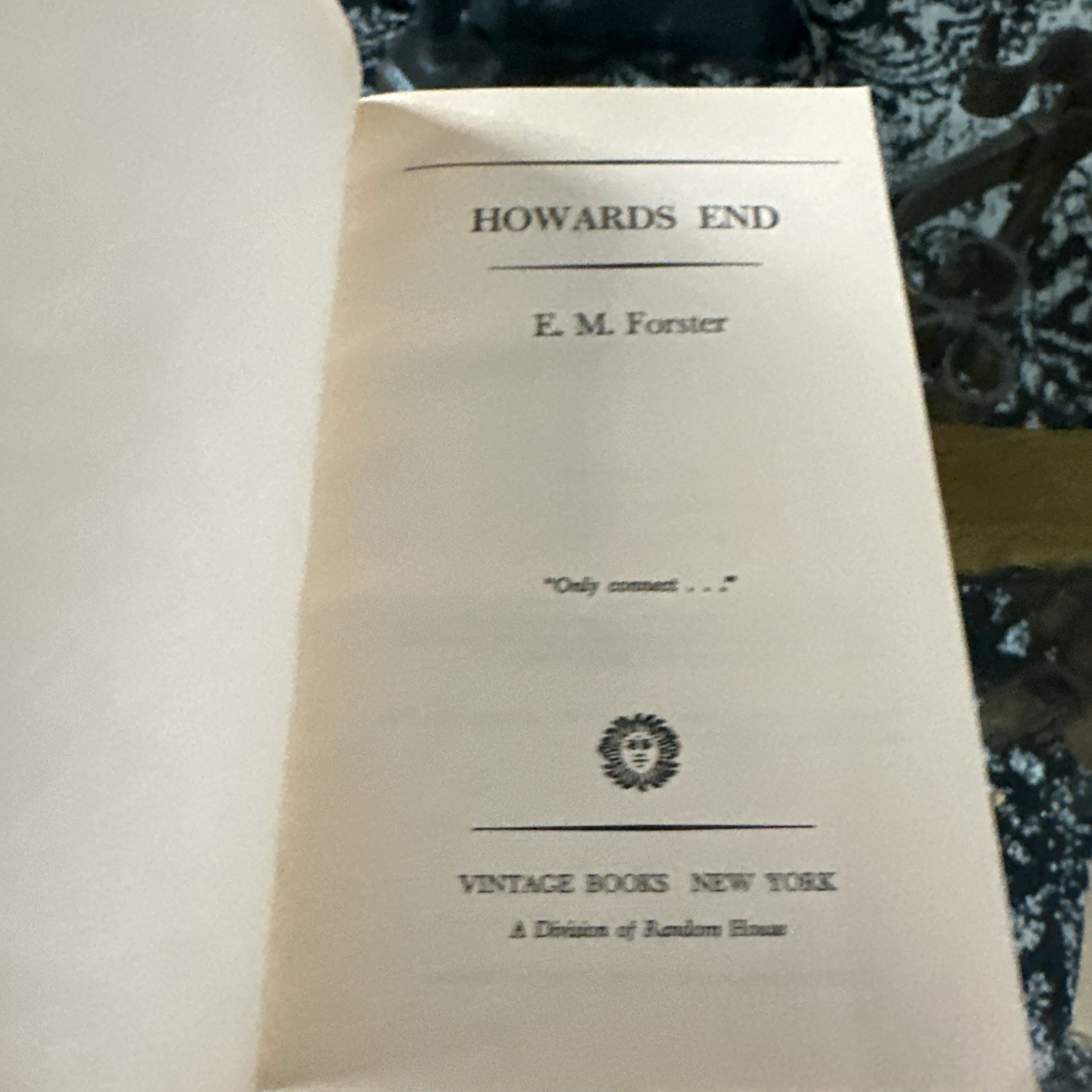 Howards End E M Forster 1921 Vintage Paperback Book