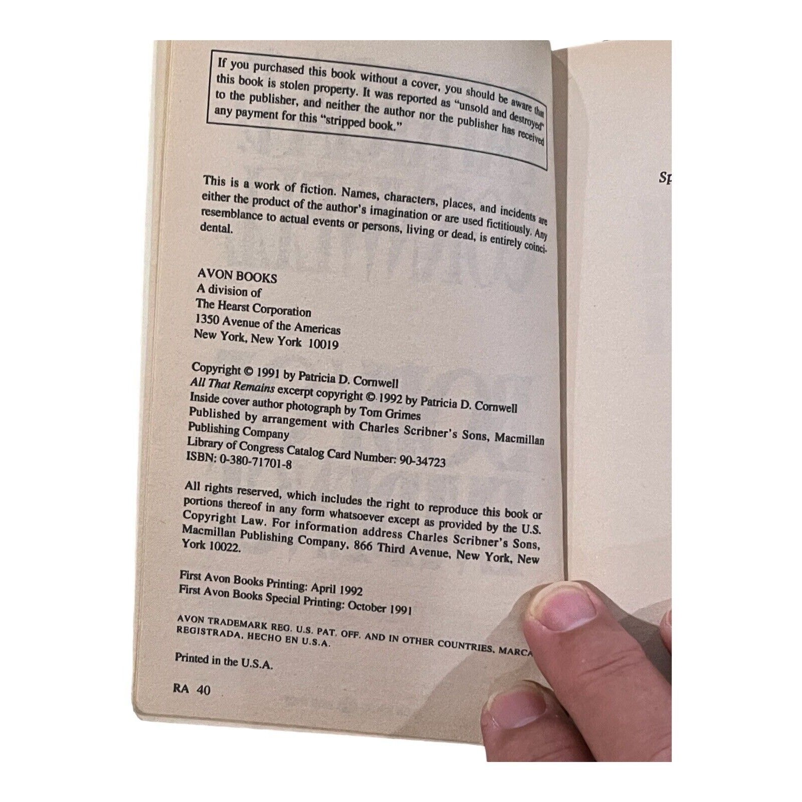 Kay Scarpetta Ser.: Body of Evidence by Patricia Cornwell (1992, Mass Market)