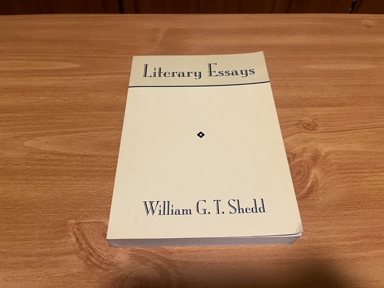 Literary Essays by W.G.T Shedd Wipf & Stock Pub HC OOP RARE