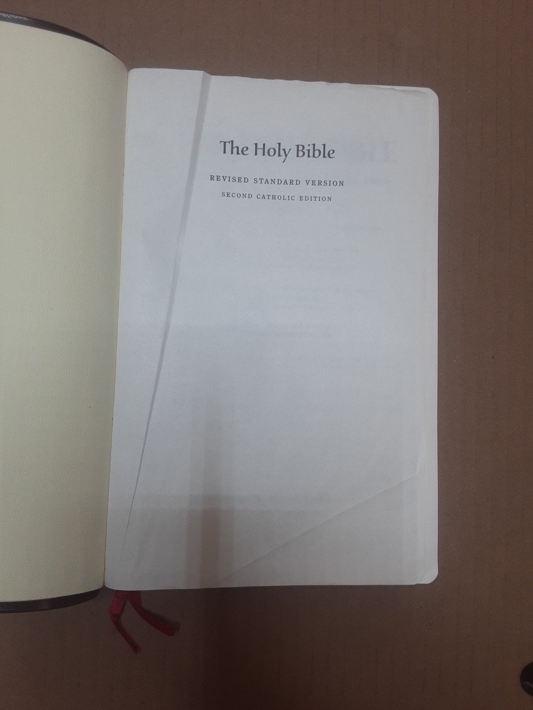 The Holy Bible Ignatius Press RSV2CE Leather Bound Catholic Bible