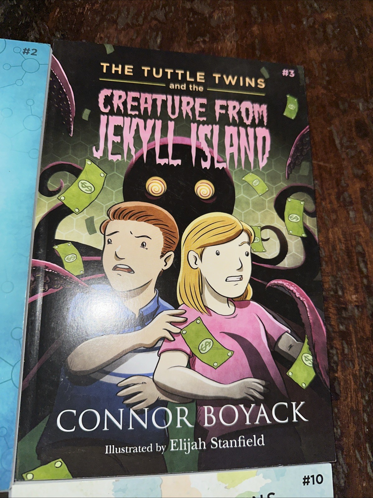 The Tuttle Twins 1-4,6 ,10 Lot 6 Incomplete Connor Boyack Paperback Book Series