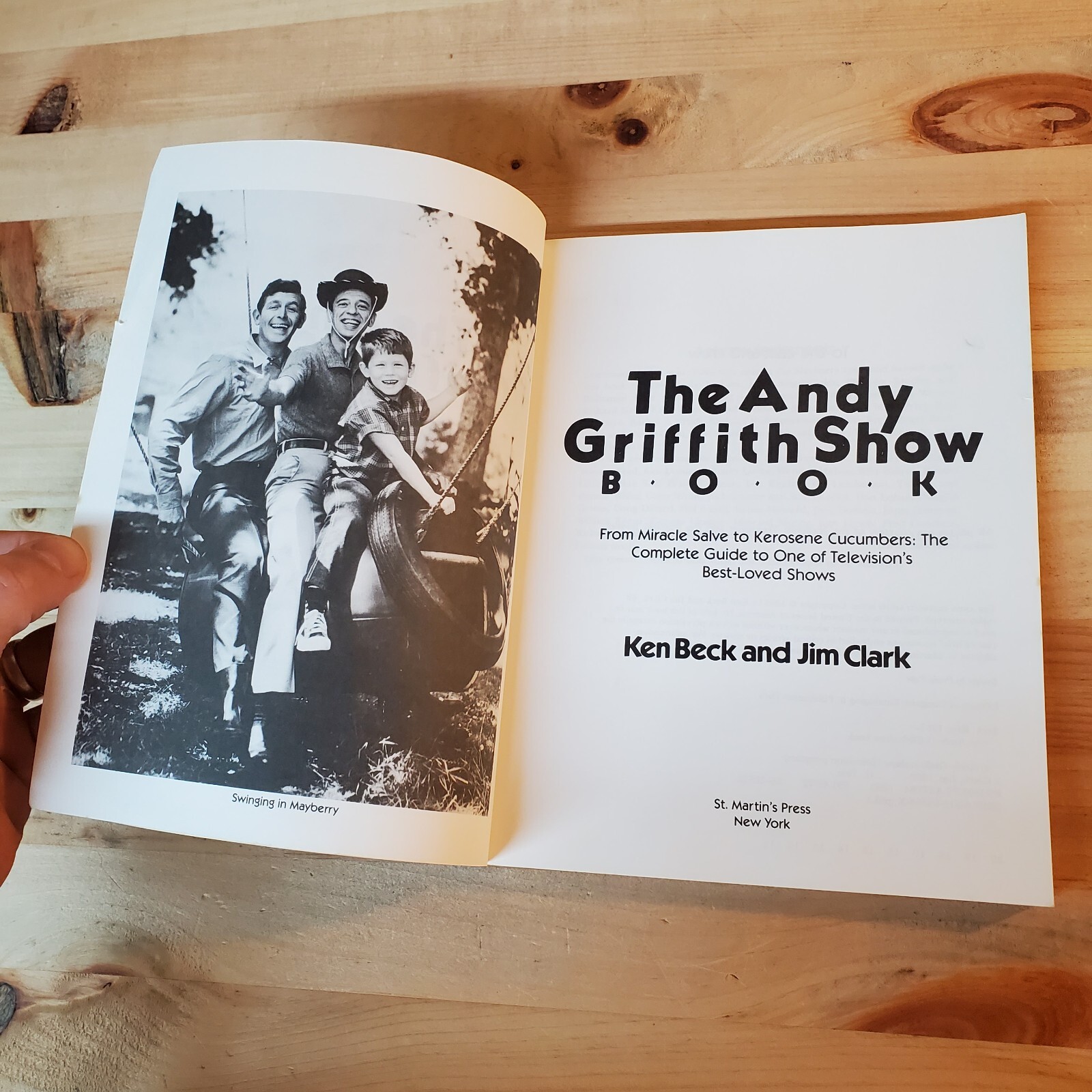 The Andy Griffith Show Book, Ken Beck & Jim Clark, St Martins Press 1985 NICE!