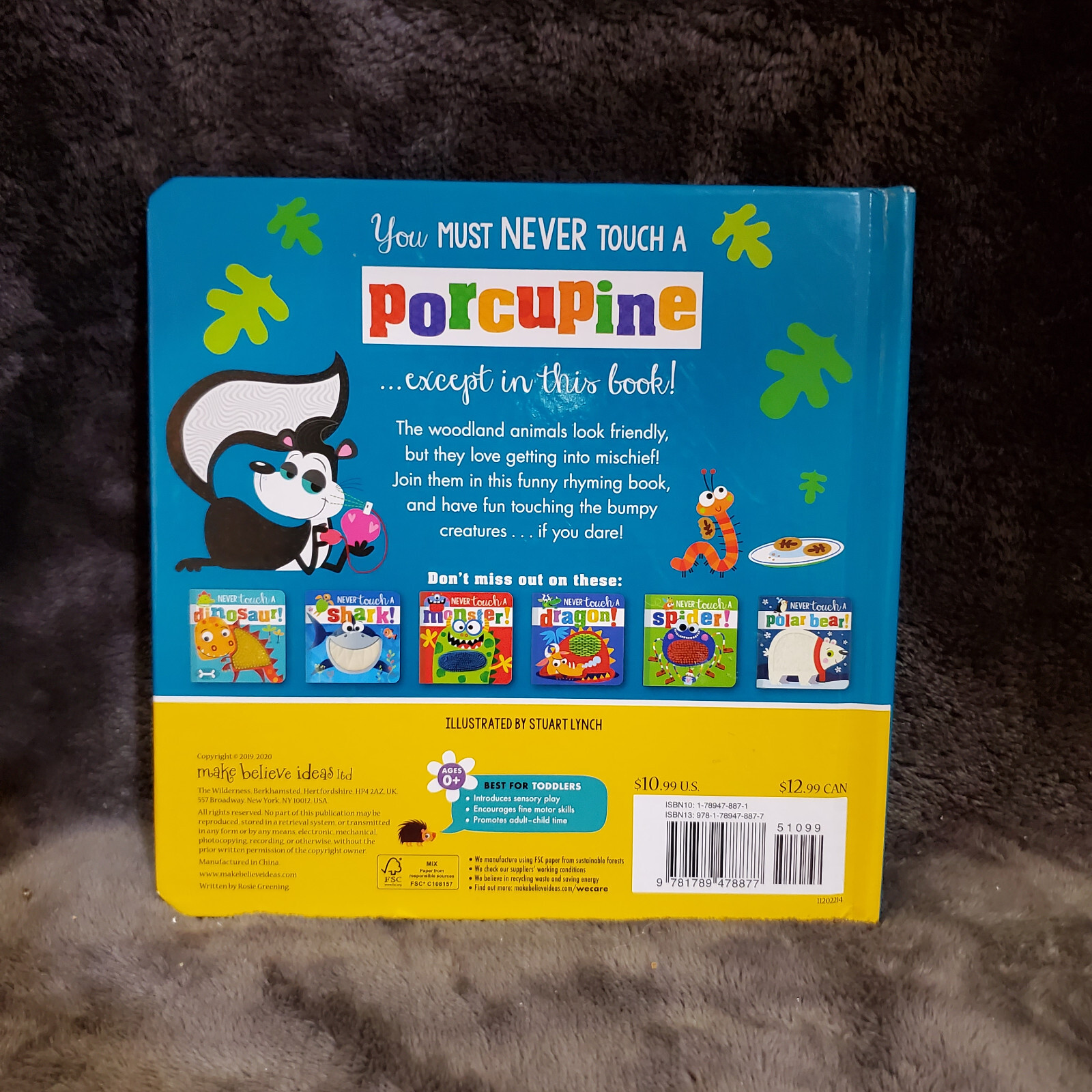 Never Touch a Porcupine! by Rosie Greening Hardcover