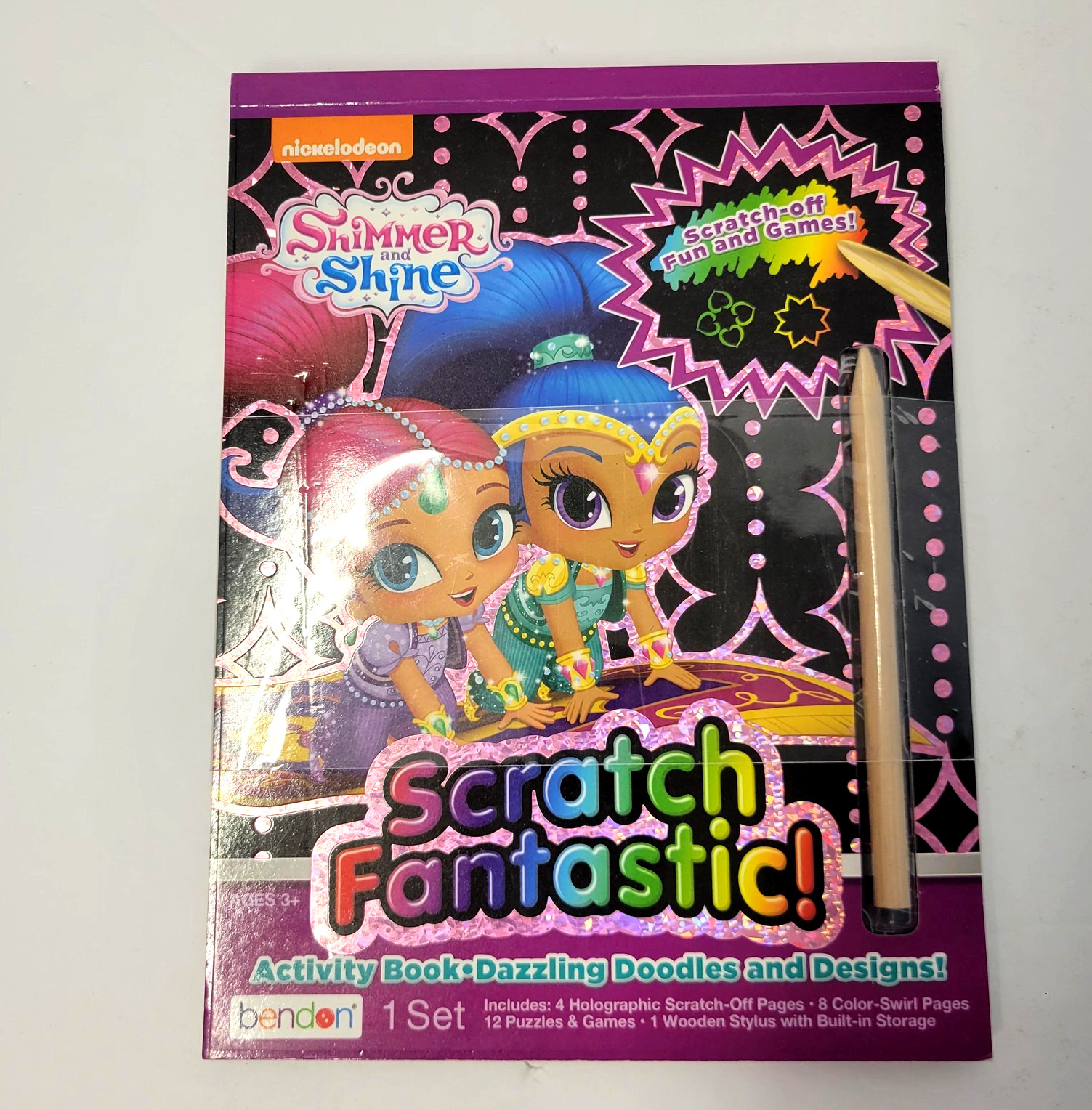 Scratch Fantastic Shimmer & Shine Vampirina 2 PB Lot Bendon Kids Books Activity