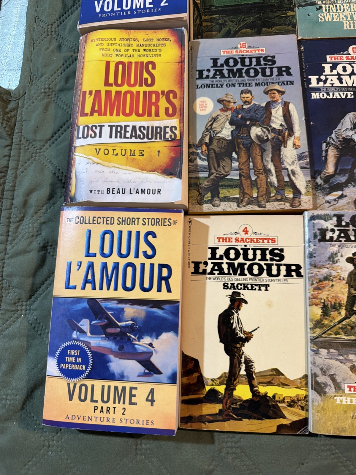 Huge Louis L’Amour Lot 11 Western Paperback Books Vintage Collection